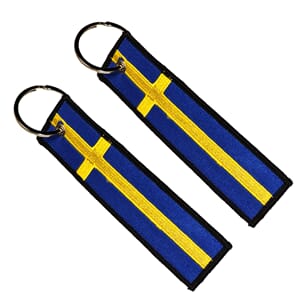 Nyckelring Svenska Flagg