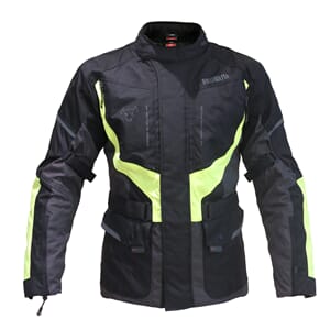 Bullfighter Journey Lång MC-Jacka Svart/Grå/Gul