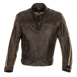 Richa Retro Racing Skinnjacka Brun