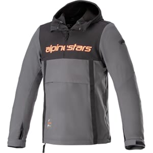Alpinestars Hoodie Sherpa Svart/Grå/Röd
