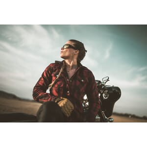 Bullfighter Kevlar Förstärkt Overshirt Dam Röd/Svart