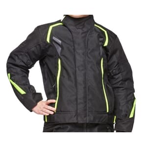 Sweep Wolverine 2 Barn MC-Jacka Svart/Gul