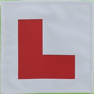 L Patch til Träning - m/Kardborreband