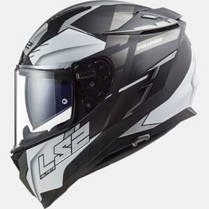 LS2 Integralhjälm FF327 Challenger Allert Titan Silver