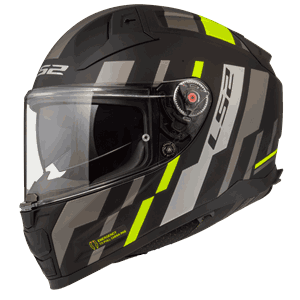 LS2 Integralhjälm FF811 Vector 2 Tron Svart/Gul