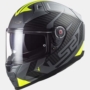 LS2 Integralhjälm FF811 Vector 2 Splitter Grå/Gul