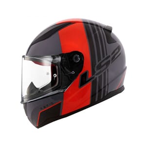 LS2 Integralhjälm FF353 Rapid Multiply Matt Svart/Röd