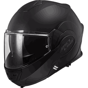 LS2 Öppningsbar Hjälm FF399 Valiant Noir Svart