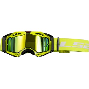 LS2 Aura Crossbriller Hi-Vis Gul Ramme/ Silver Glass