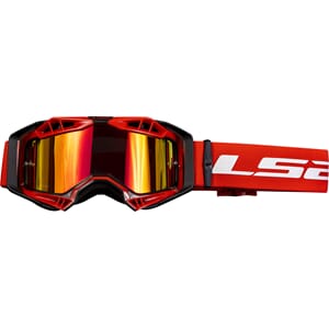 LS2 Aura Crossbriller Röd Ramme/ Rödt Glass