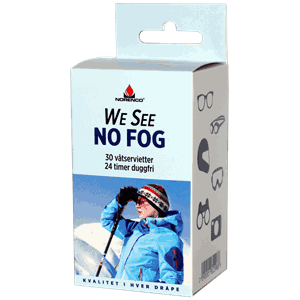 NoFog Våtservietter - Antidug