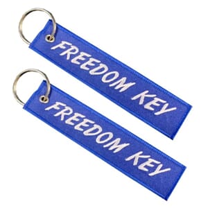 Nyckelring Freedom Key Blå