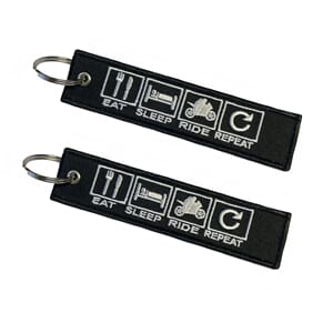 Nyckelring Eat Sleep Ride Repeat