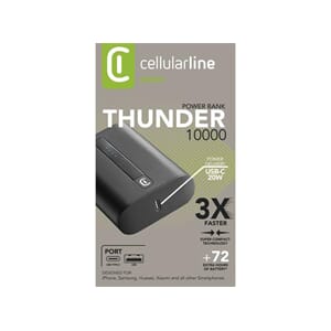 Cellularline Power Bank Thunder 10.000 mAh