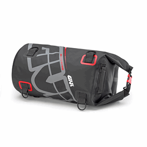 Givi EA114GR Vattentät kappsäck Easy 30 liter Svart/Röd